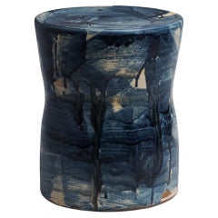 Model C Glazed Stoneware Stool by Pascale Girardin