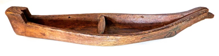 Model Canoe by Native North American Indians, circa 1930 