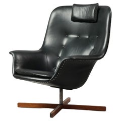 Vintage Model Caravelle Lounge Chair by Hiort Af Ornäs for Puunveisto Oy, 1960s