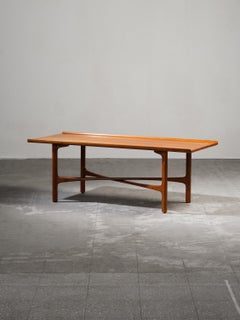 Model "Carmel" Walnut Coffee Table by Folke Ohlsson for Bodafors, Sweden, 1960s