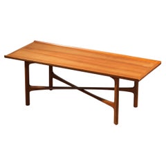 Couchtisch Modell „Carmel“ aus Nussbaumholz von Folke Ohlsson für Bodafors, Schweden, 1960er Jahre