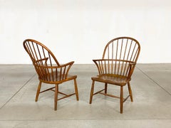 Model CH 18A Windsor Dining Chairs by Frits Henningsen for Carl Hansen & Son