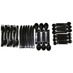 Model Culinar Cutlery Set by Carl Auböck for Collini, 1970s, Set of 30