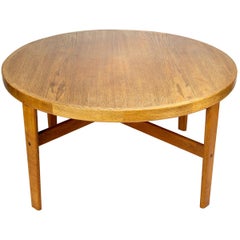 Model D105 Oak Coffee Table by Jørgen Bækmark for FDB Møbler, Denmark, 1963