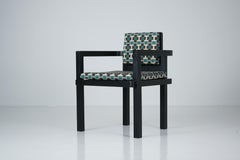 Model D51 Bauhaus Chair Upholstered in Hermès Fabric by Walter Gropius for Tecta