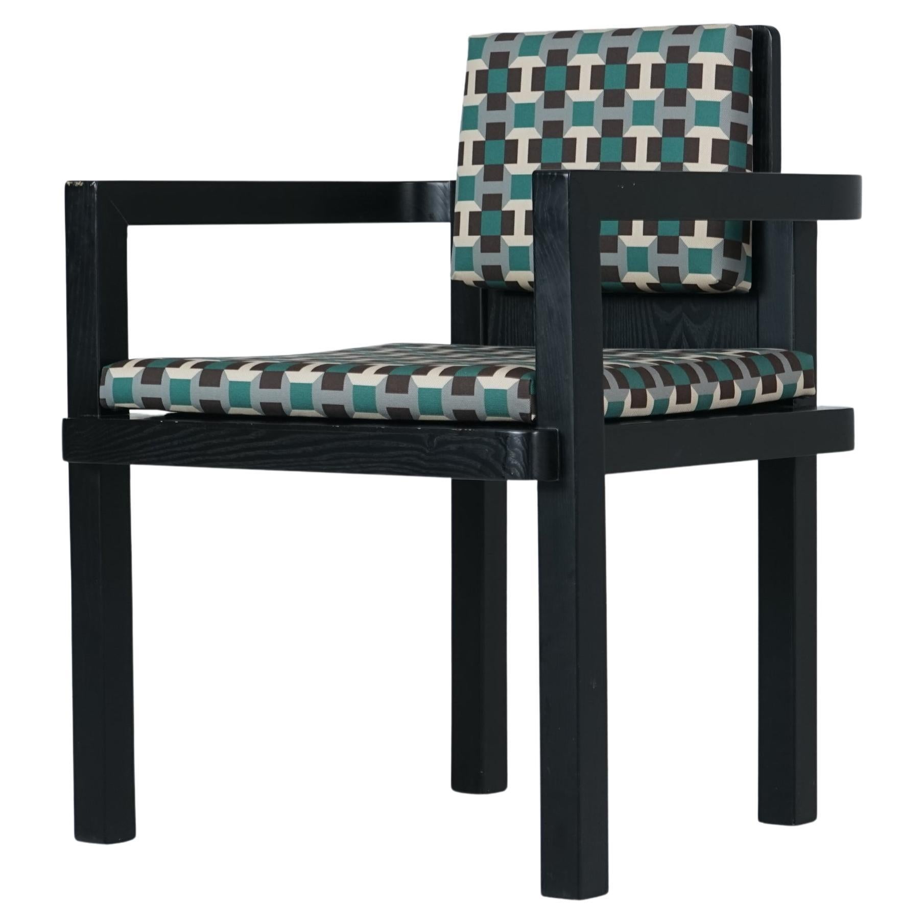 Sedia Bauhaus modello D51 rivestita in tessuto Hermès di Walter Gropius per Tecta