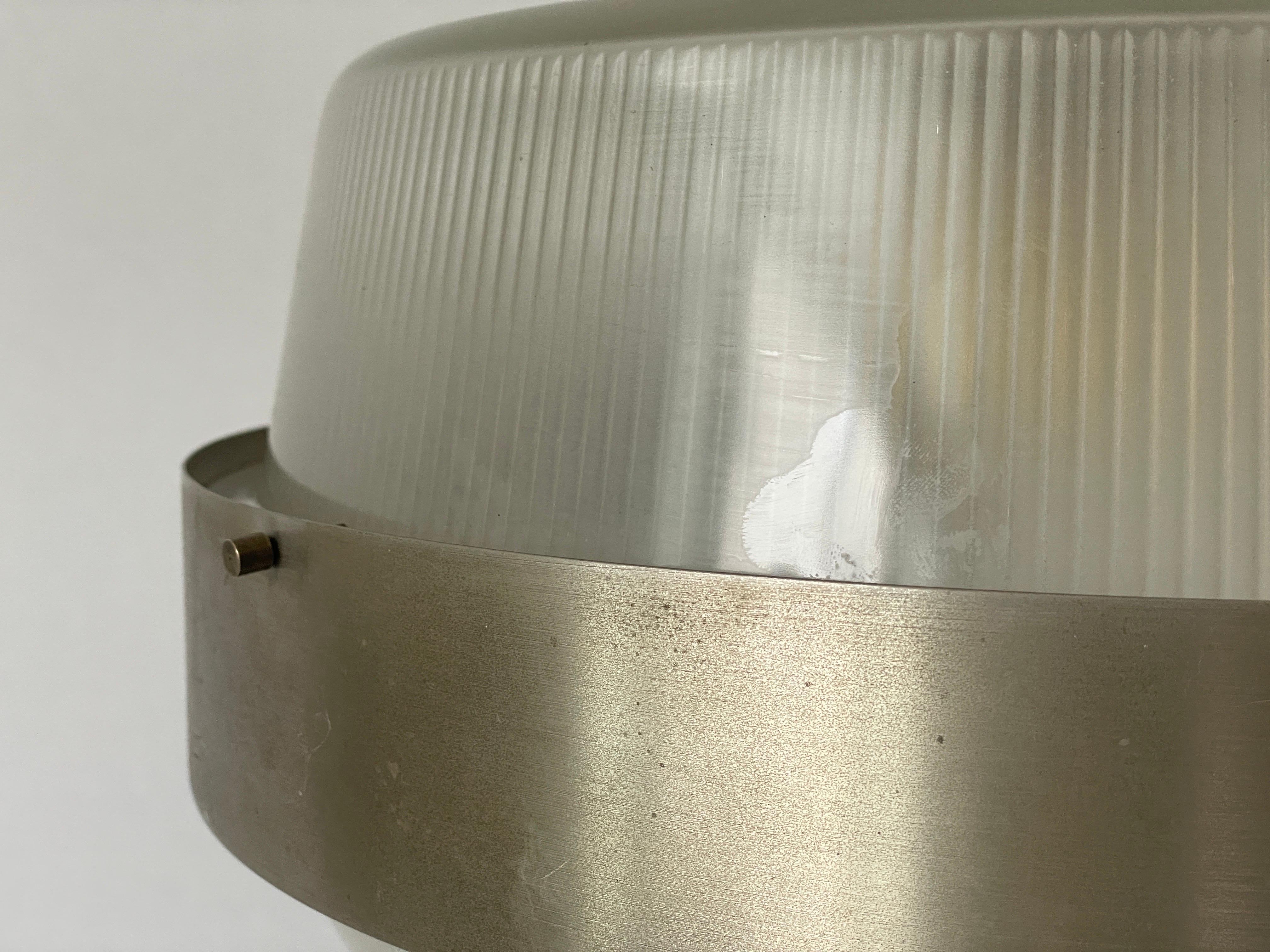 Métal Grand plafonnier Delta de Sergio Mazza pour Artemide, années 1960, Italie en vente