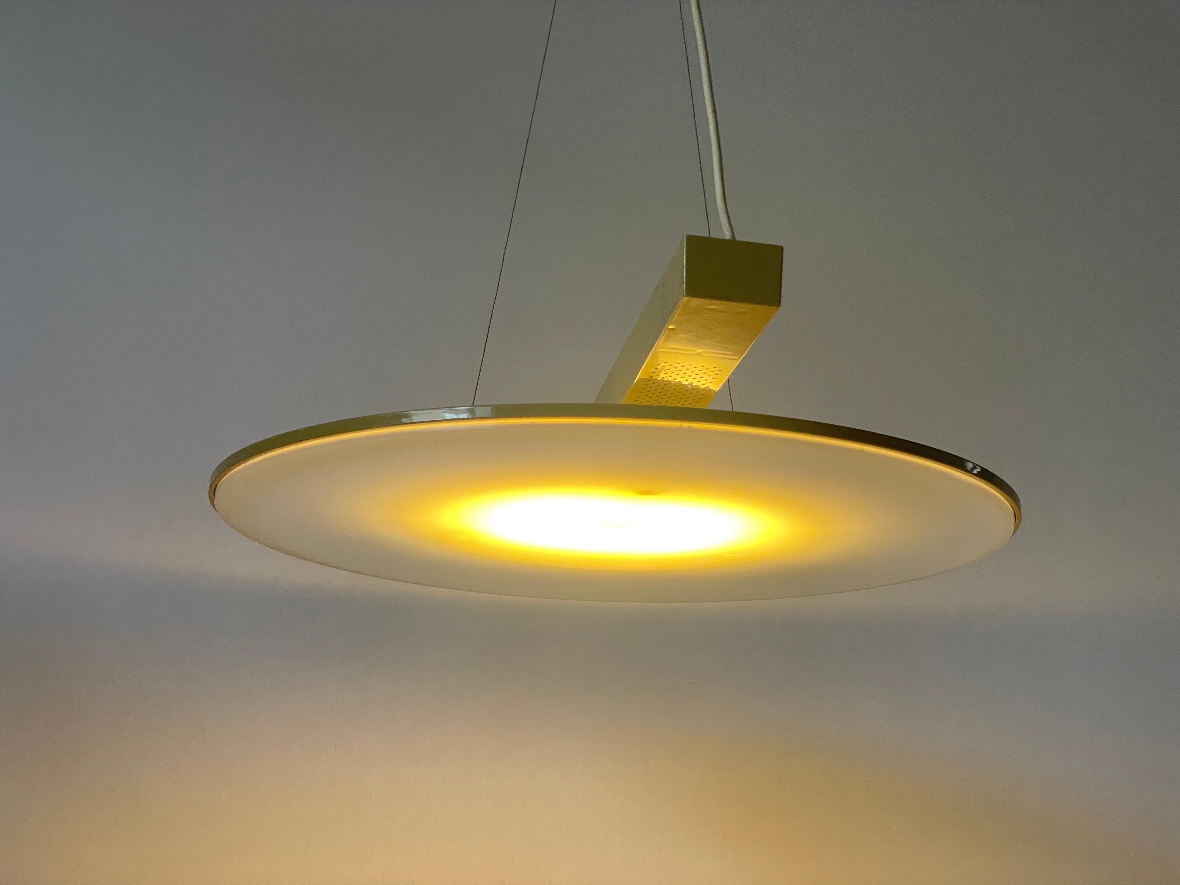 Lampada a sospensione 'Model Discos' di Giovanni Offredi per Sirrah, anni '80, Italia in vendita 5