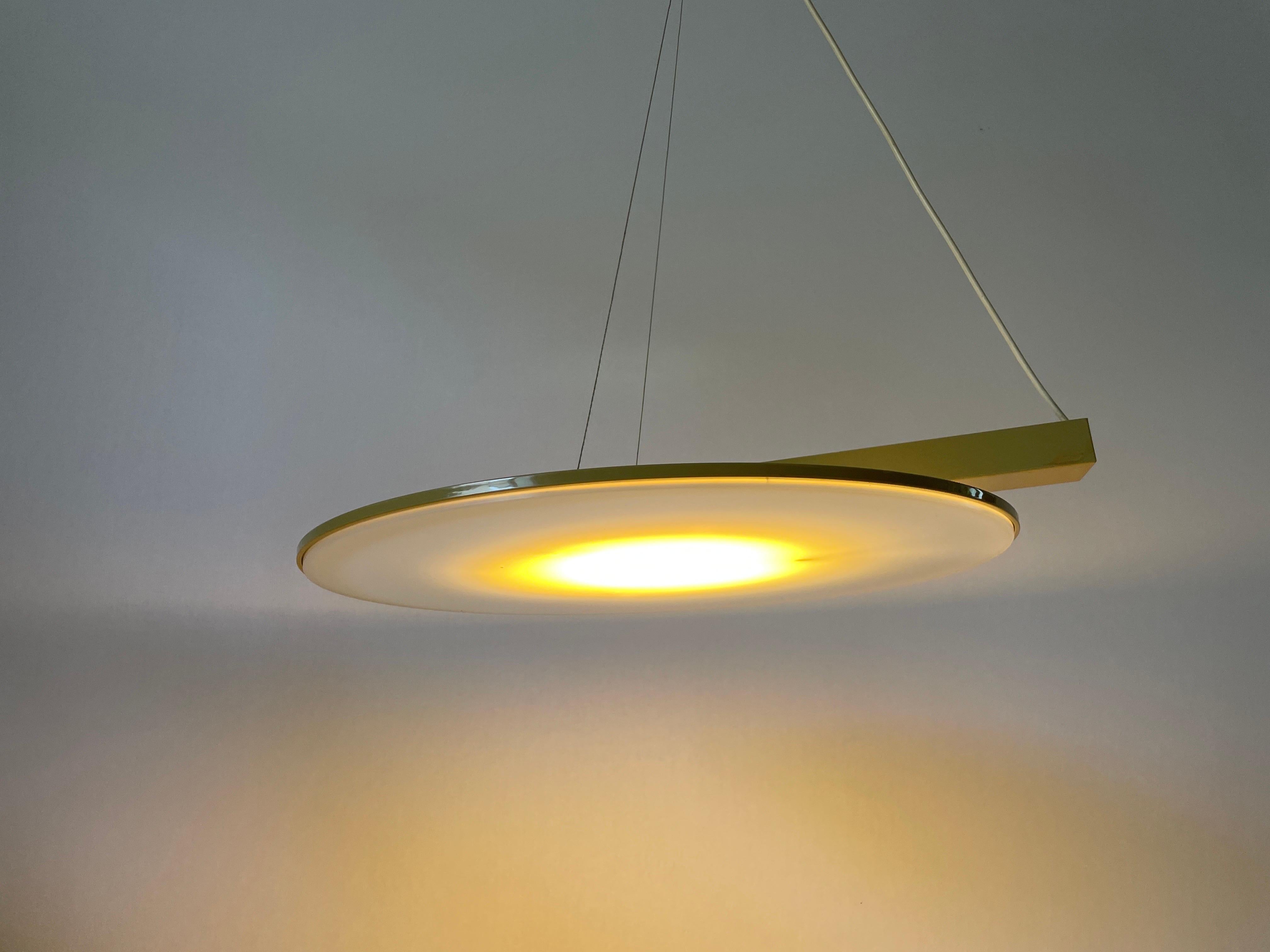 Lampada a sospensione 'Model Discos' di Giovanni Offredi per Sirrah, anni '80, Italia in vendita 7