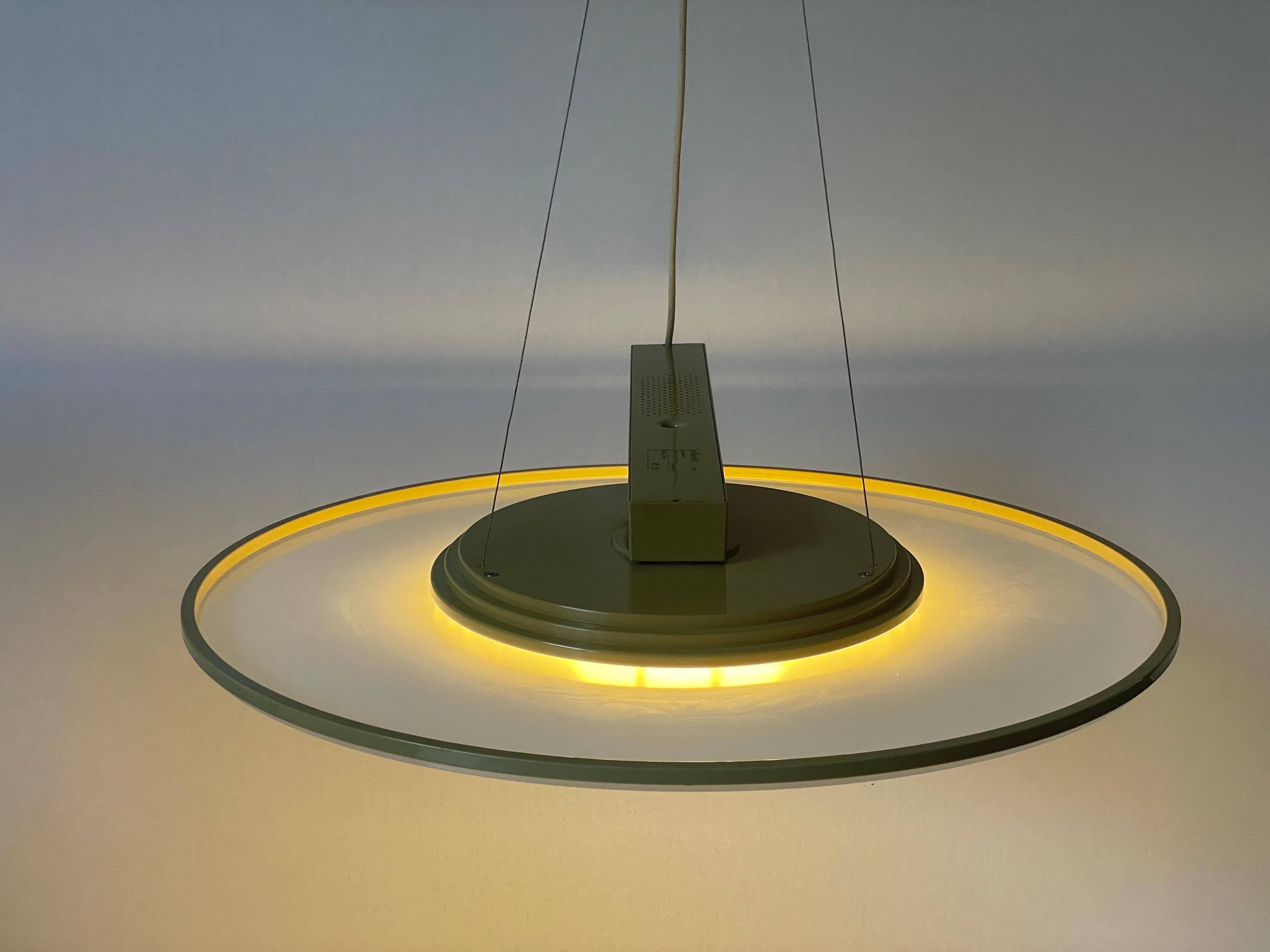 Lampada a sospensione 'Model Discos' di Giovanni Offredi per Sirrah, anni '80, Italia in vendita 10