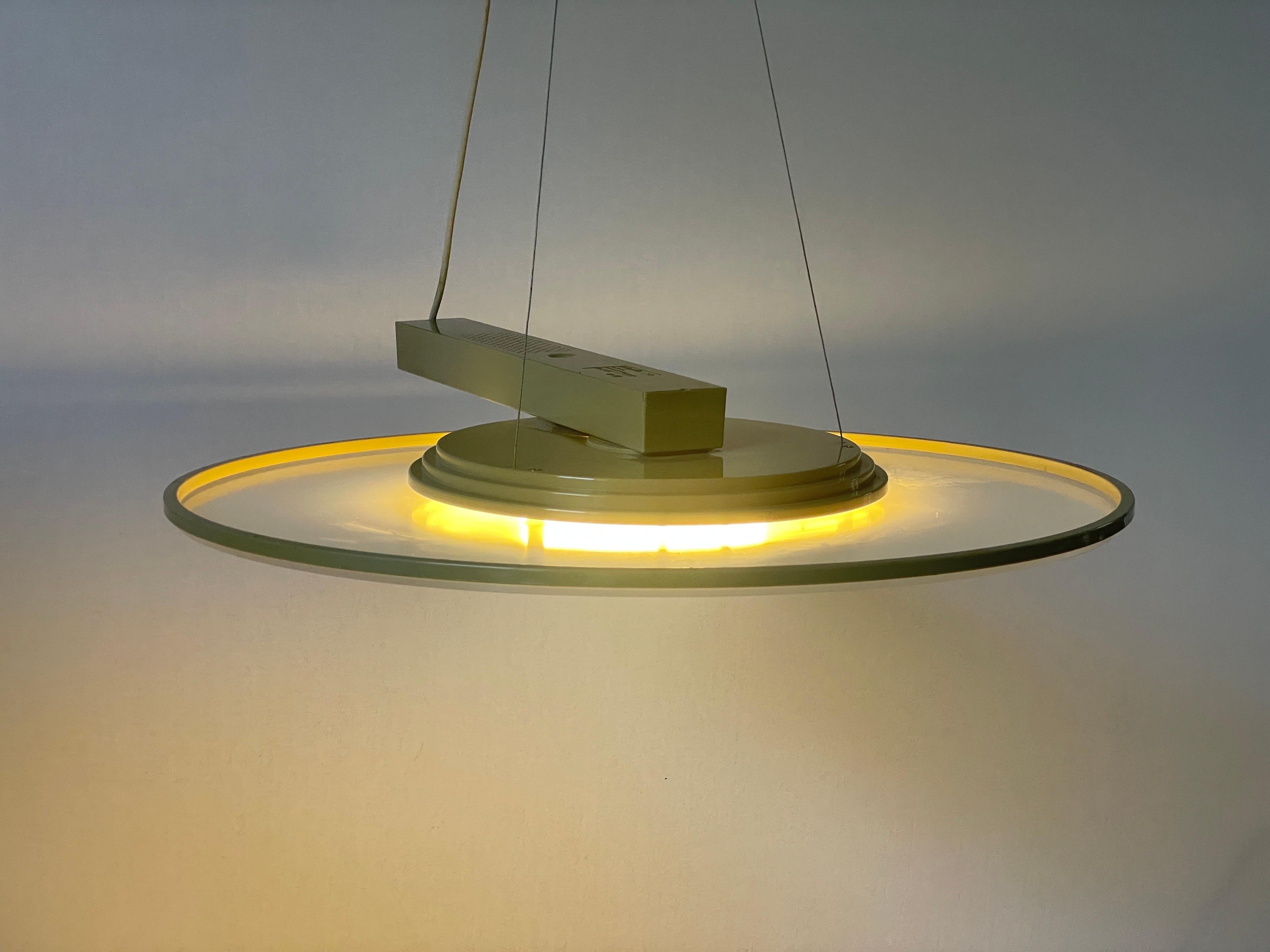 Lampada a sospensione 'Model Discos' di Giovanni Offredi per Sirrah, anni '80, Italia in vendita 13