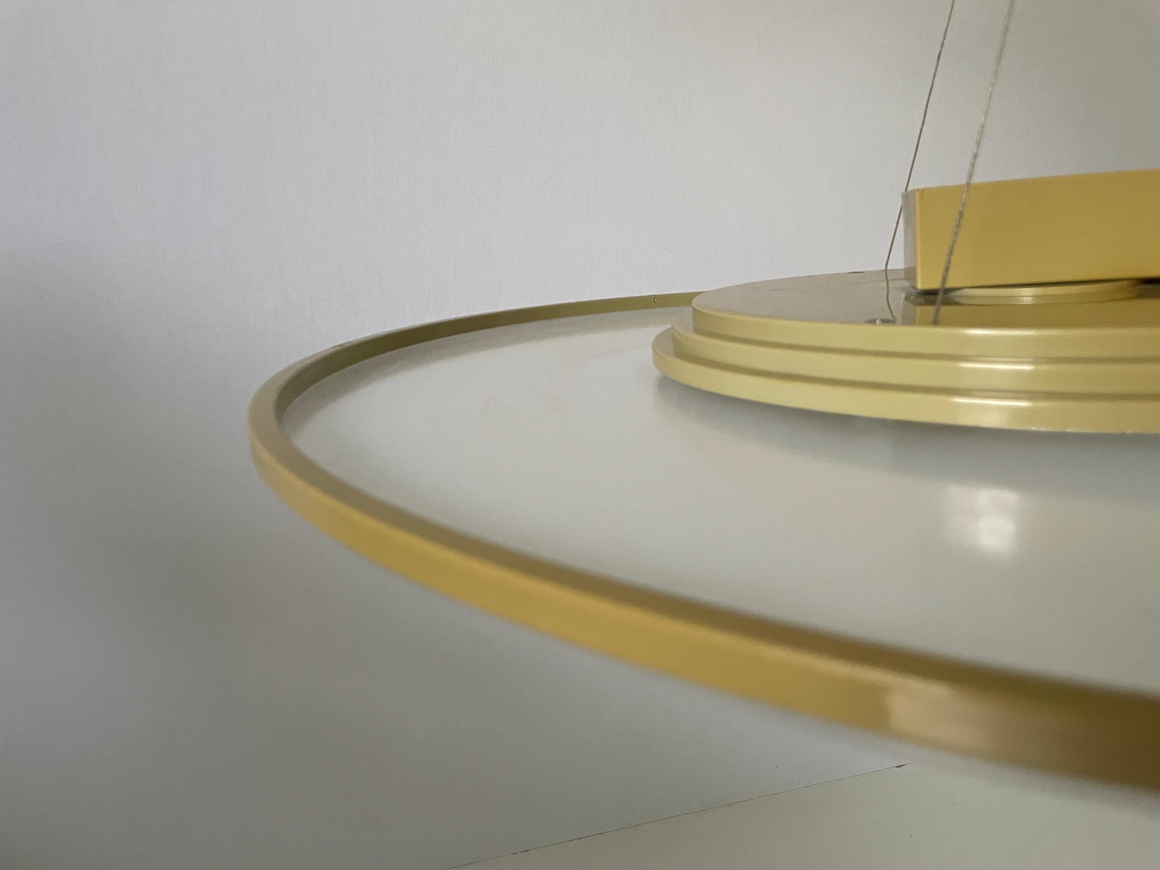 Lampada a sospensione 'Model Discos' di Giovanni Offredi per Sirrah, anni '80, Italia In condizioni ottime in vendita a Hagenbach, DE
