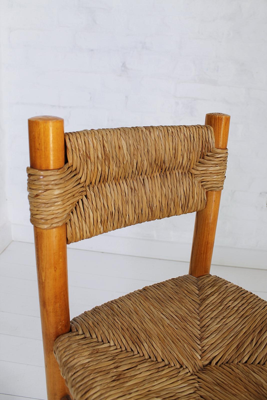 Model Dordogne Chair by Charlotte Perriand for Sentou, 1960s 2