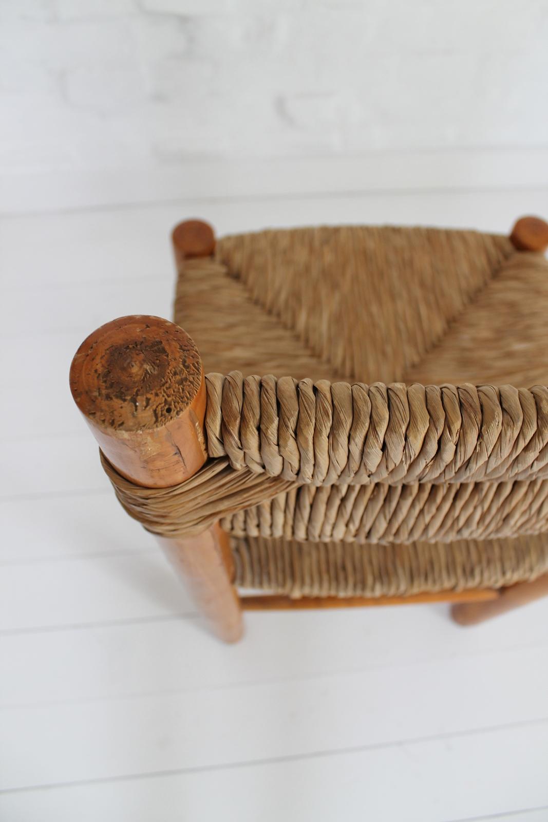Model Dordogne Chair by Charlotte Perriand for Sentou, 1960s 4