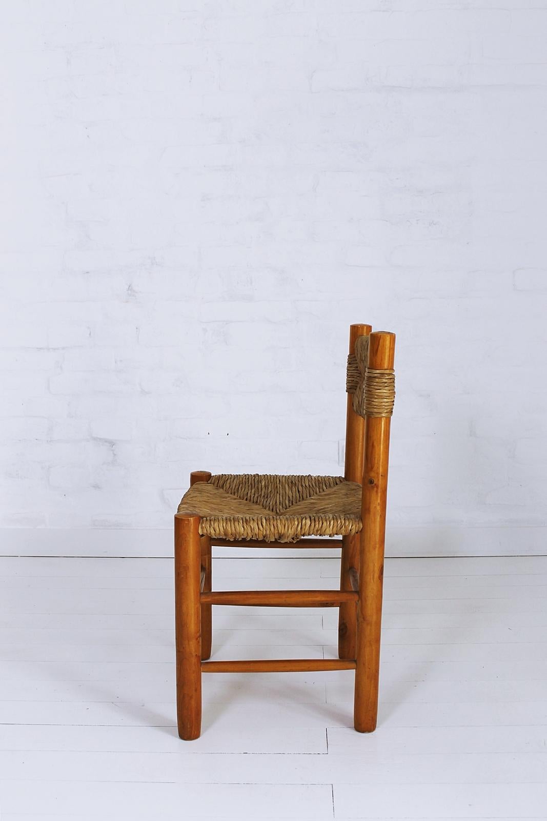 French Model Dordogne Chair by Charlotte Perriand for Sentou, 1960s
