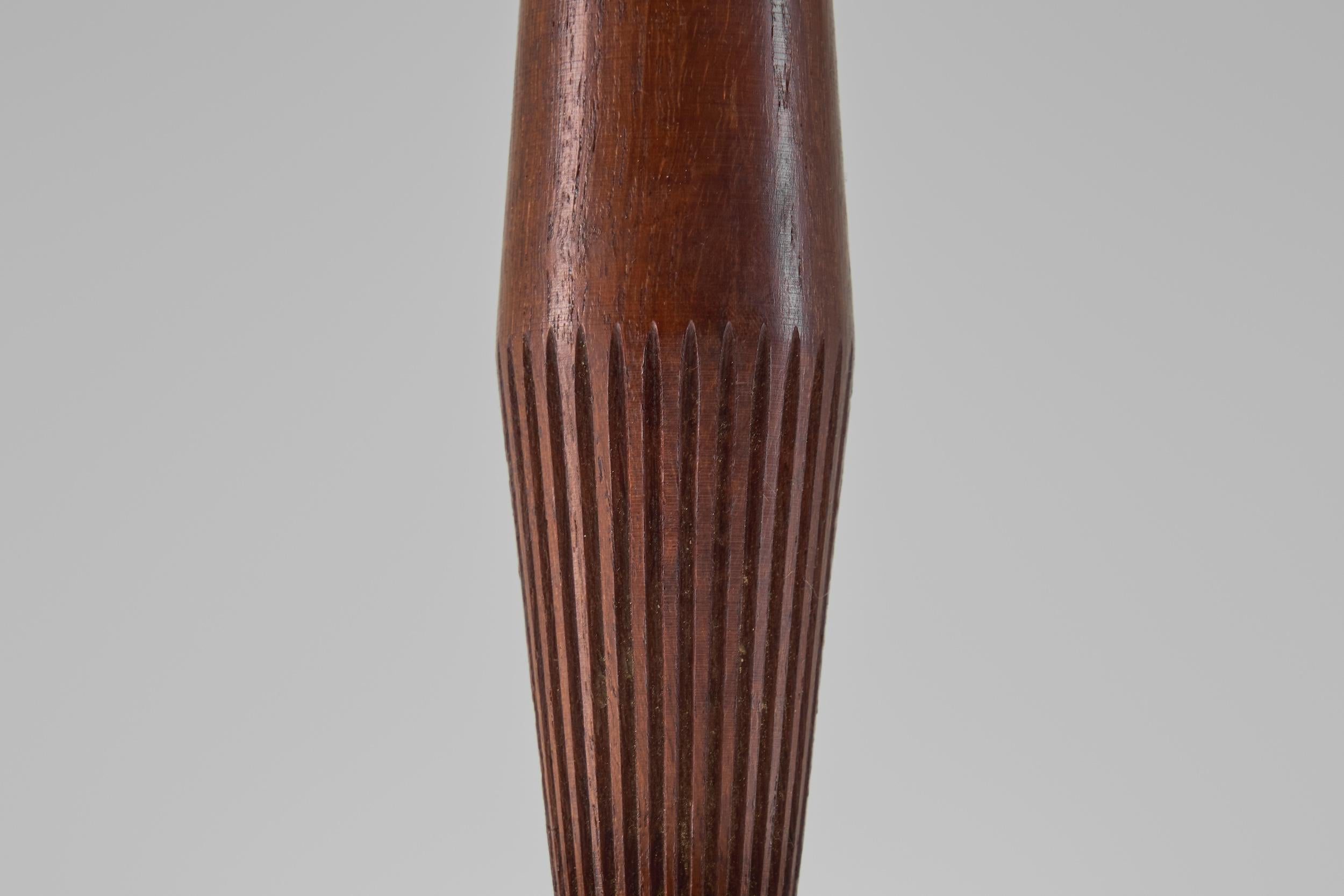 Lampe de bureau en laiton et bois modèle E1292 par ASEA, Suède 20e siècle 8