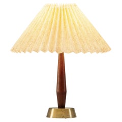 Lampe de bureau en laiton et bois modèle E1292 par ASEA, Suède 20e siècle