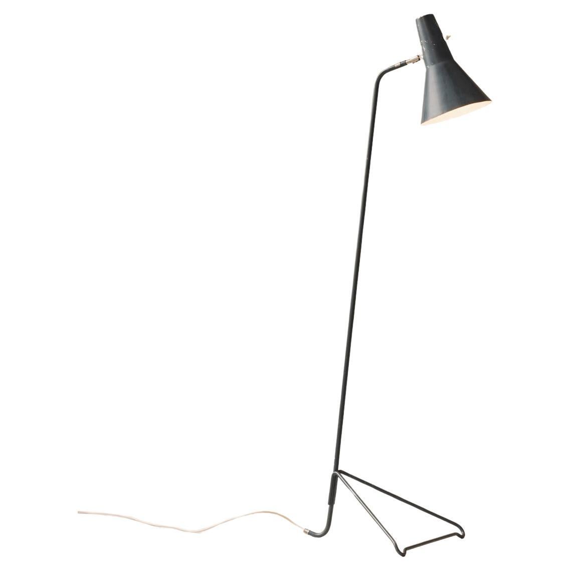 Model E1770 floor lamp by Svend Aage Holm-Sørensen for ASEA, Sweden 1950s For Sale