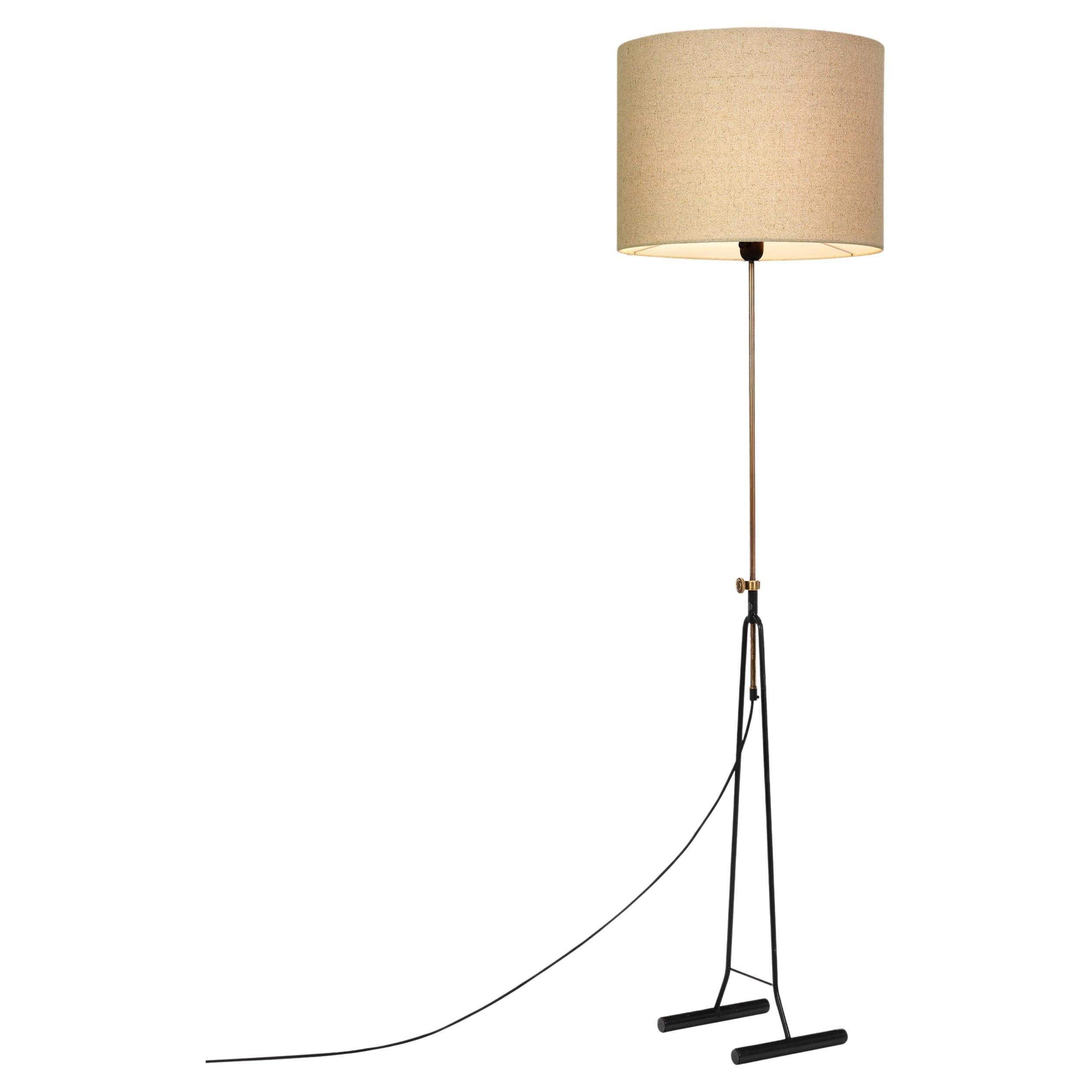 Model "E1782" Floor Lamp by Svend Aage Holm Sørensen for ASEA, Sweden 1950s For Sale