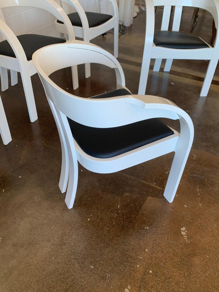 Model Elisa Dining Chairs by Giovanni Battista Bassi for Poltronova, 1964 For Sale 6