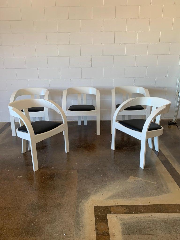 Italian Model Elisa Dining Chairs by Giovanni Battista Bassi for Poltronova, 1964 For Sale