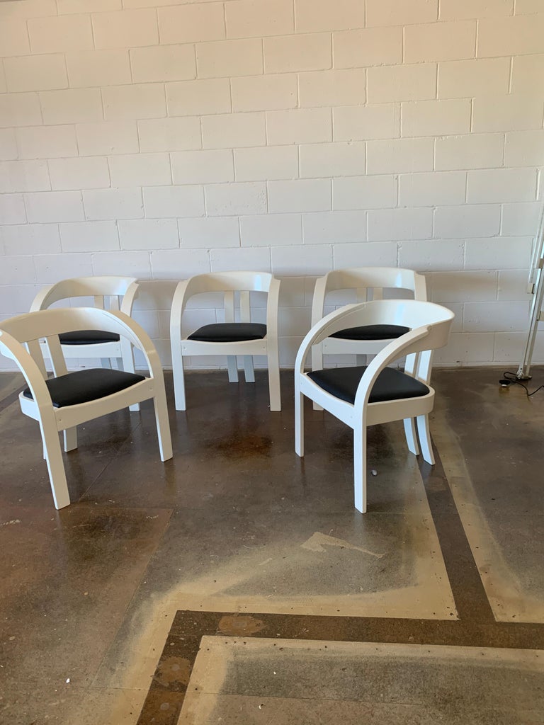 Model Elisa Dining Chairs by Giovanni Battista Bassi for Poltronova, 1964 In Excellent Condition For Sale In Byron Bay, NSW