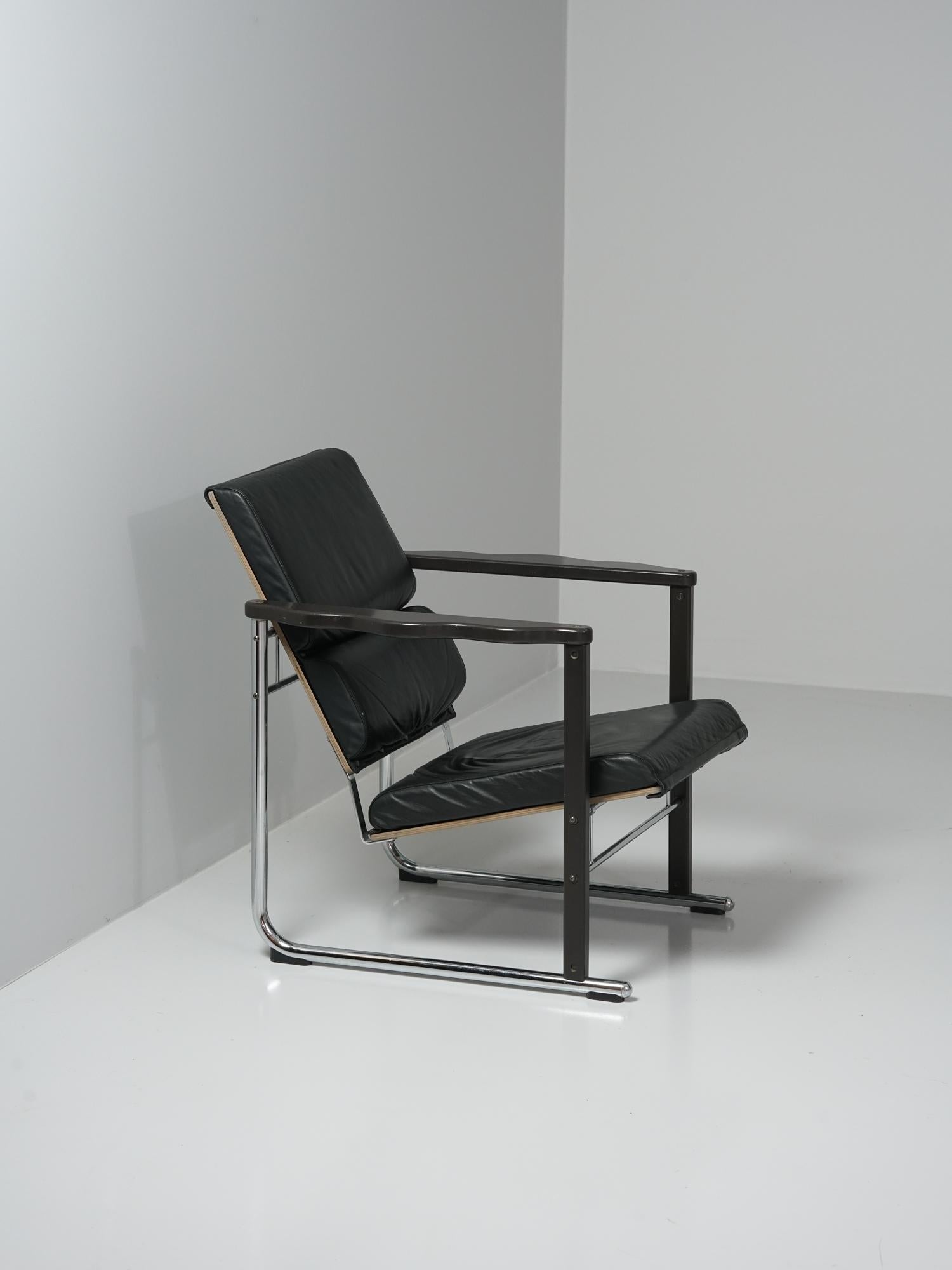 Métal Chaise Experiment Model, Yrjö Kukkapuro, Avarte, années 1980 en vente