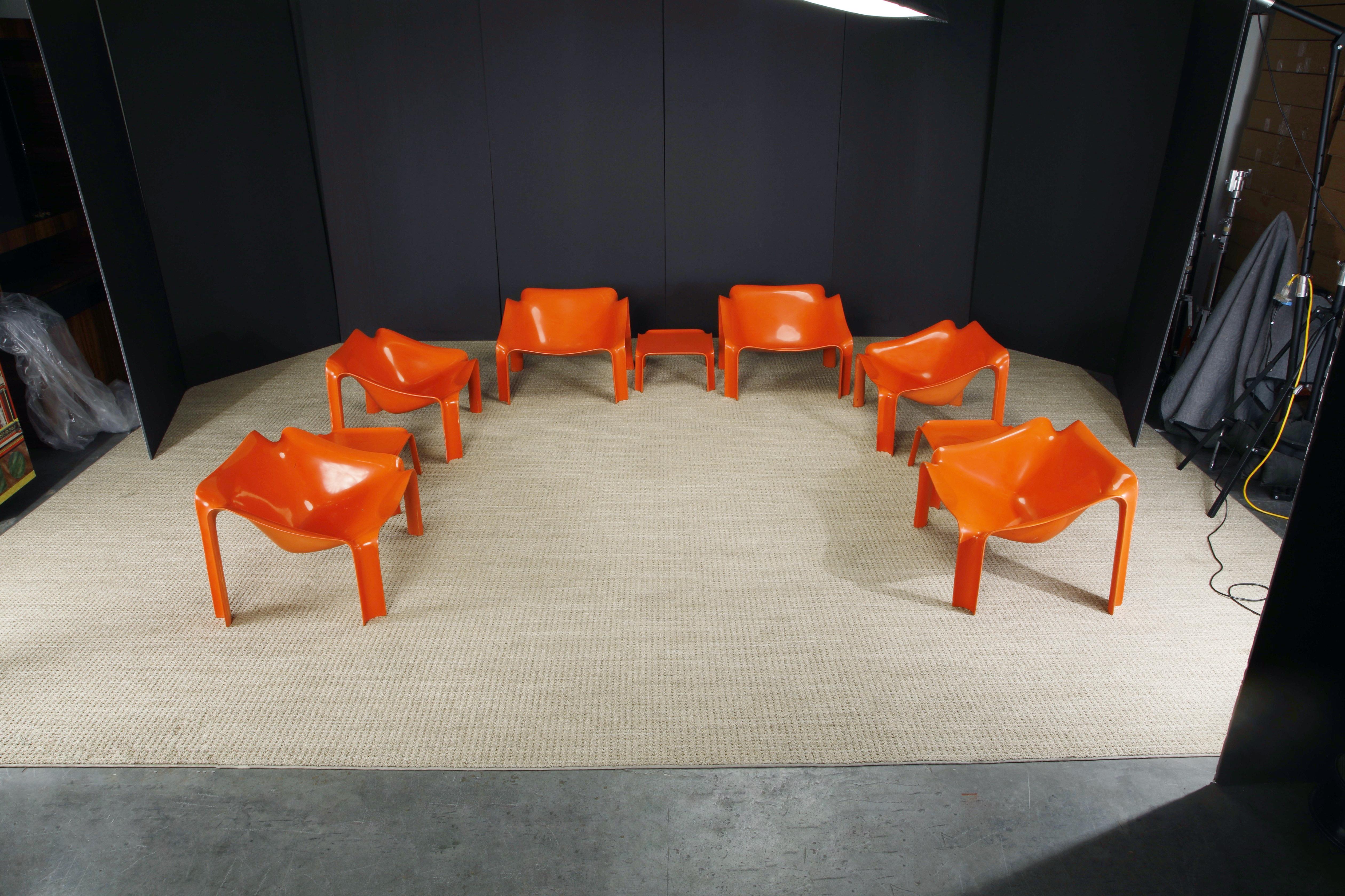 Model 'F303' Lounge Chairs & Side Table by Pierre Paulin for Artifort, c 1970s 3