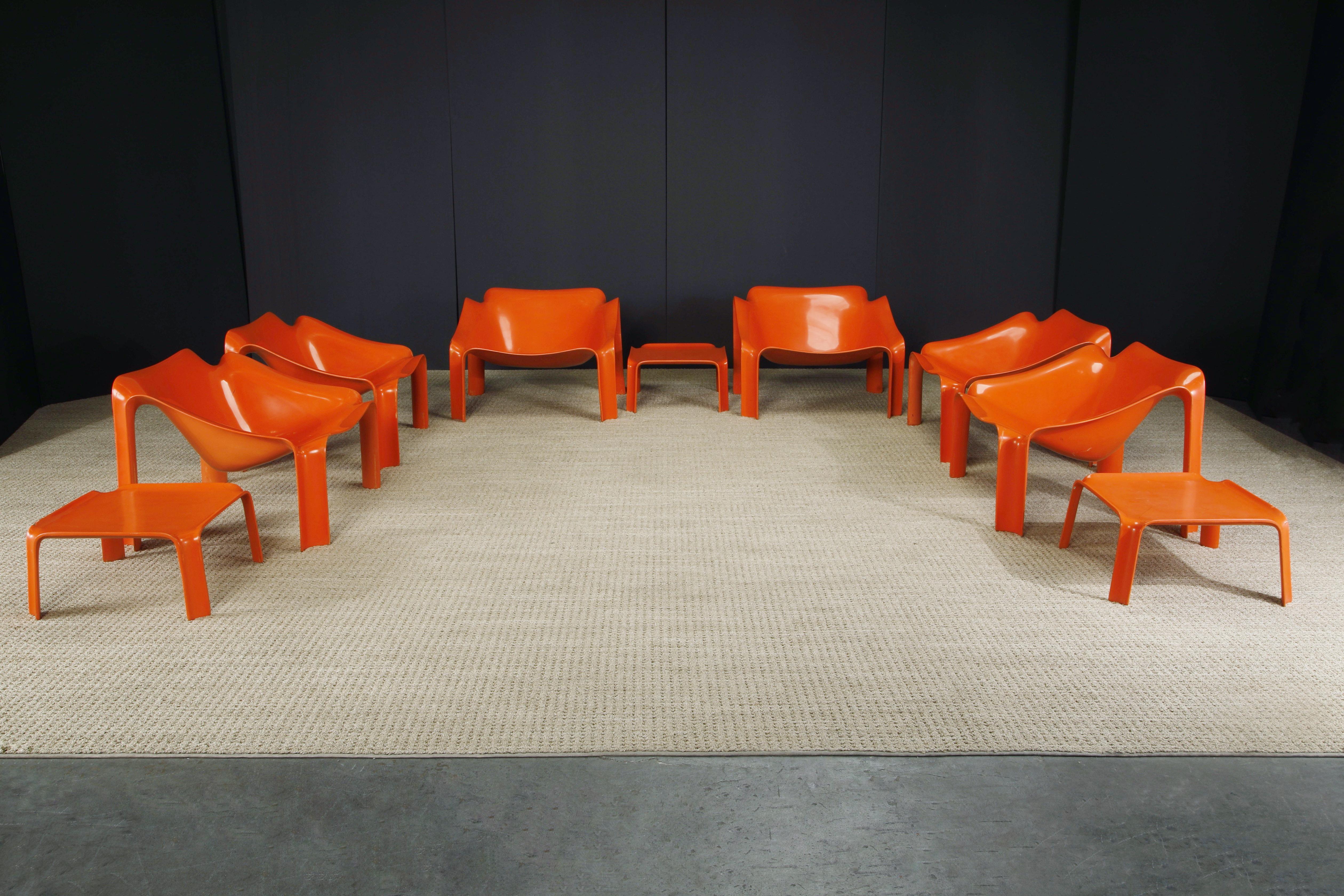 Model 'F303' Lounge Chairs & Side Table by Pierre Paulin for Artifort, c 1970s 4