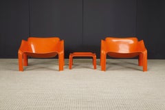 Model 'F303' Lounge Chairs & Side Table by Pierre Paulin for Artifort, c 1970s