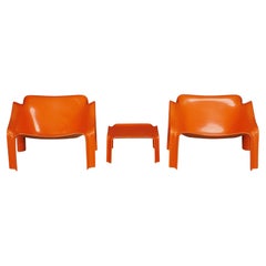 Model 'F303' Lounge Chairs & Side Table by Pierre Paulin for Artifort, c 1970s