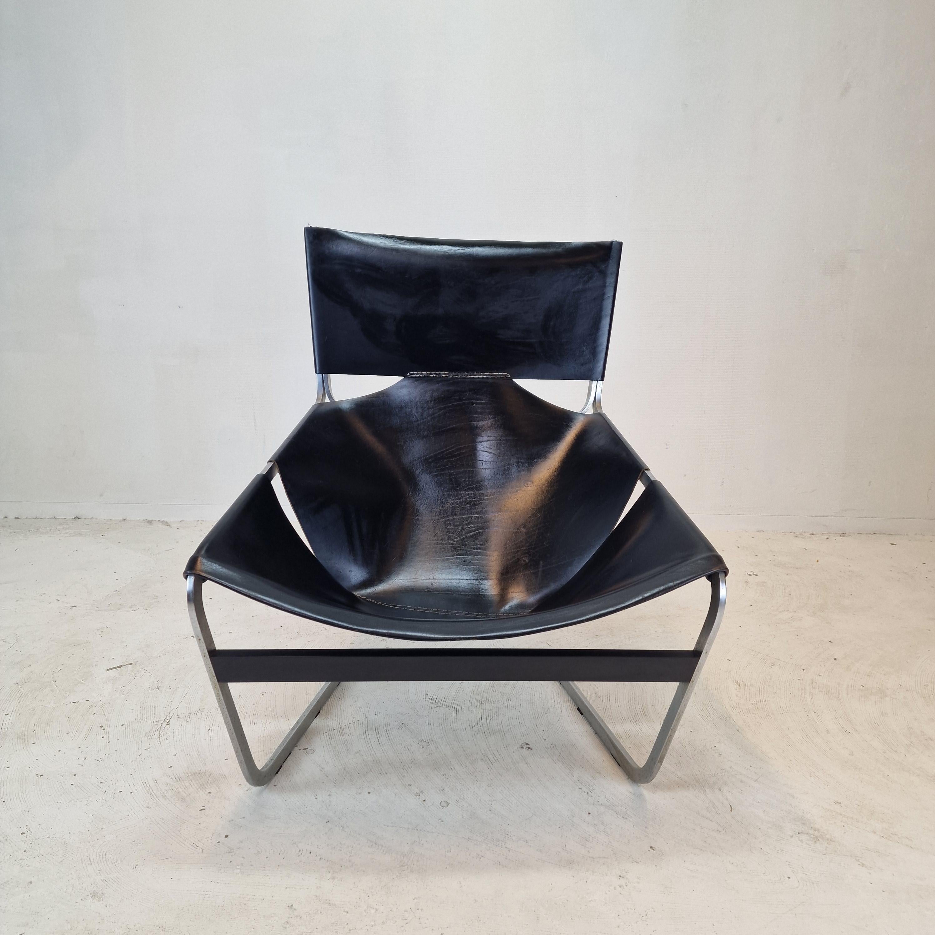 Dutch Model F444 Lounge Chair by Pierre Paulin for Artifort, 1960s For Sale