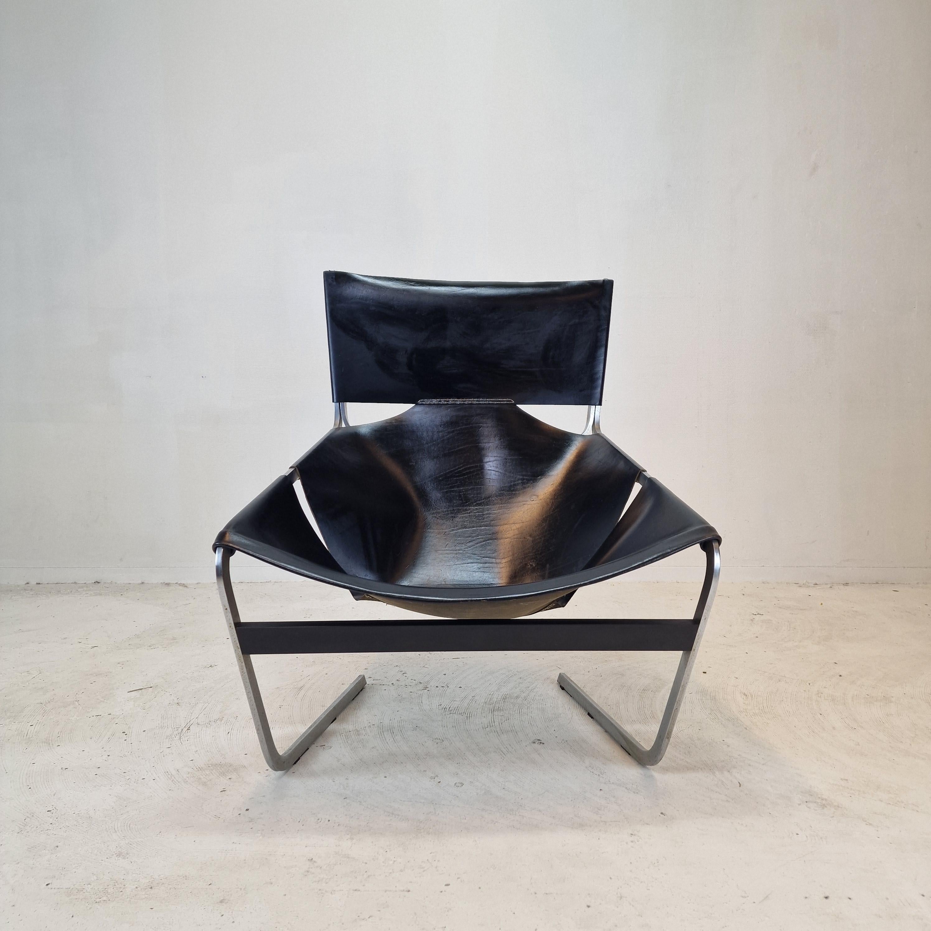 Model F444 Lounge Chair by Pierre Paulin for Artifort, 1960s In Good Condition For Sale In Oud Beijerland, NL