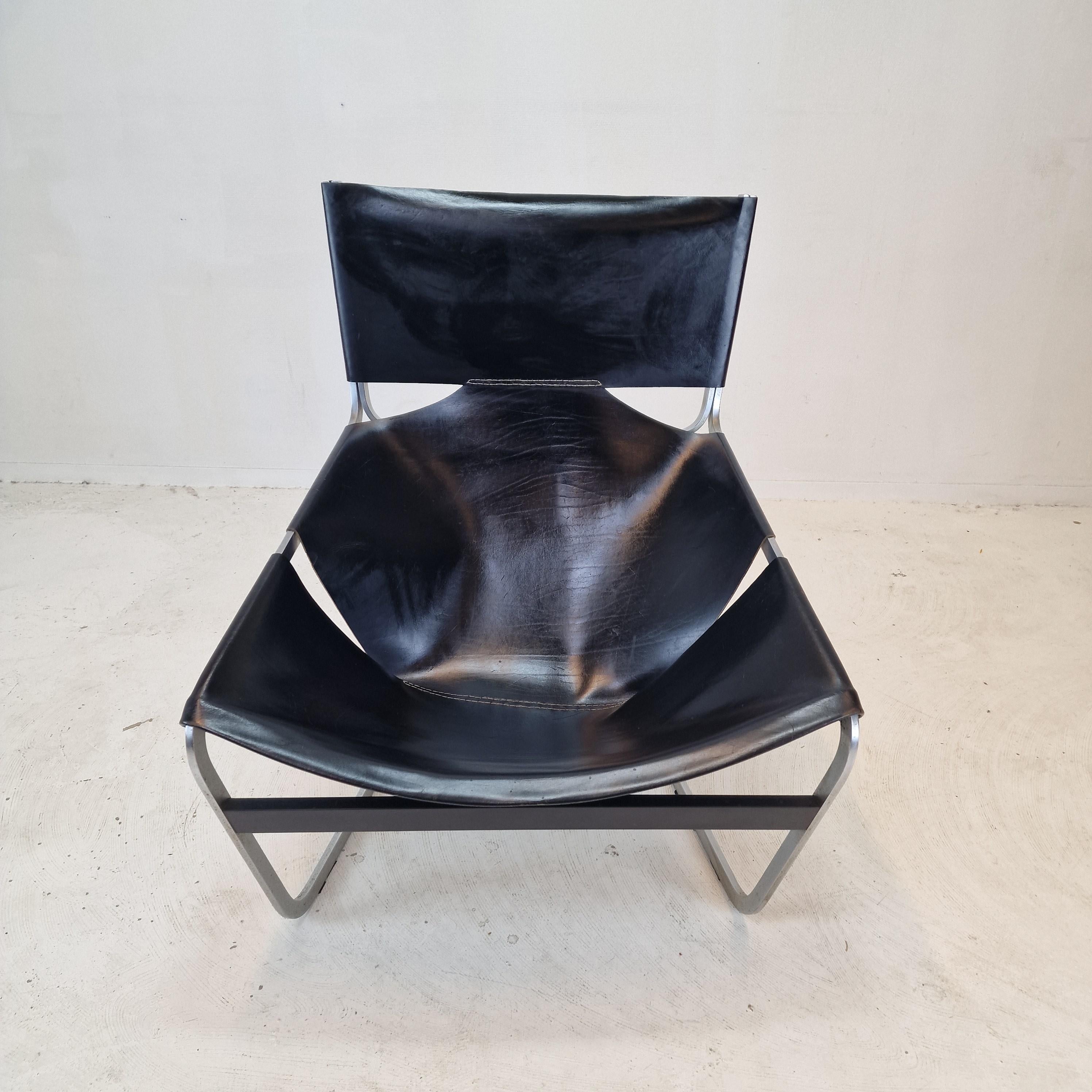 Mid-20th Century Model F444 Lounge Chair by Pierre Paulin for Artifort, 1960s For Sale