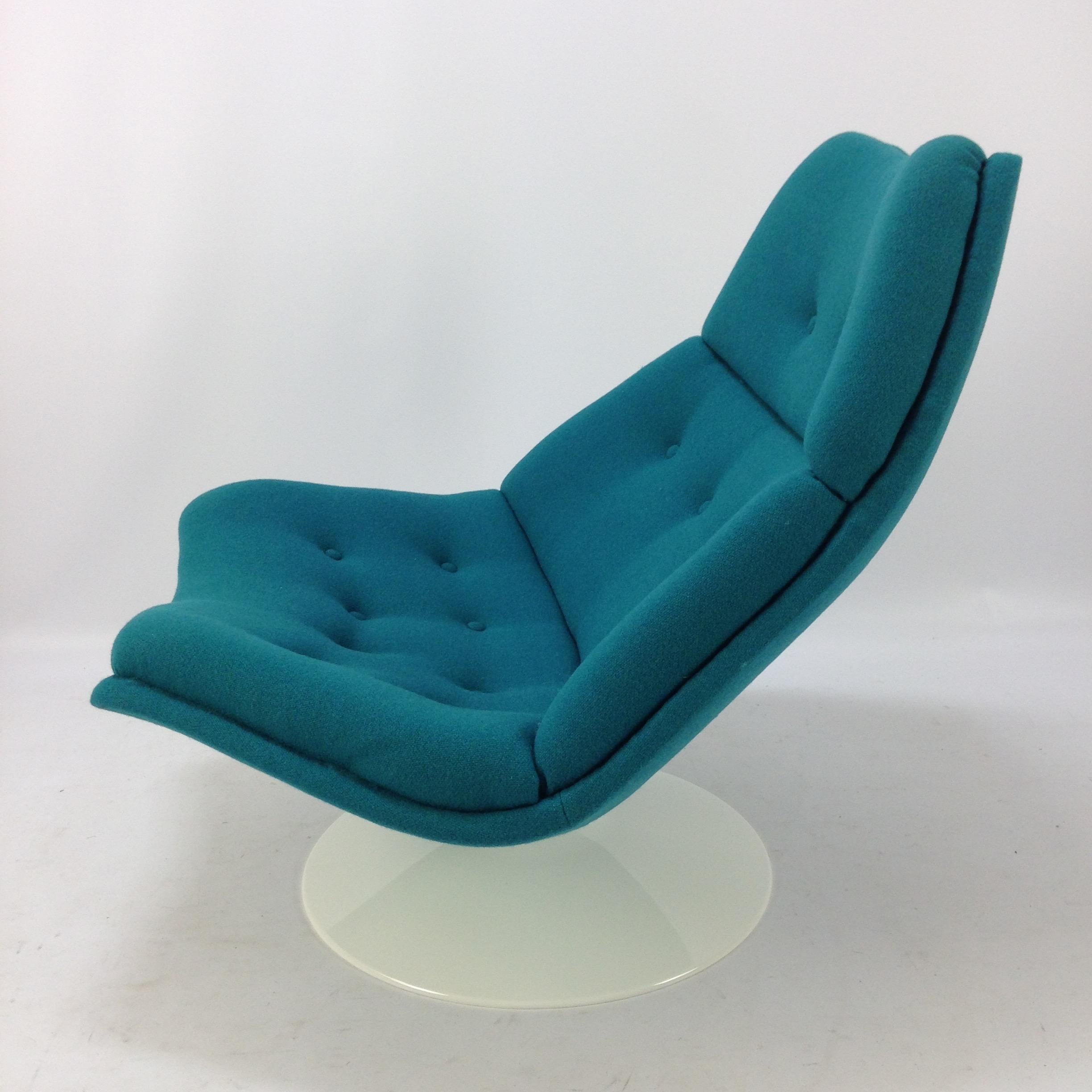 Painted Model F511 Lounge Chair by Geoffrey Harcourt for Artifort, 1960s
