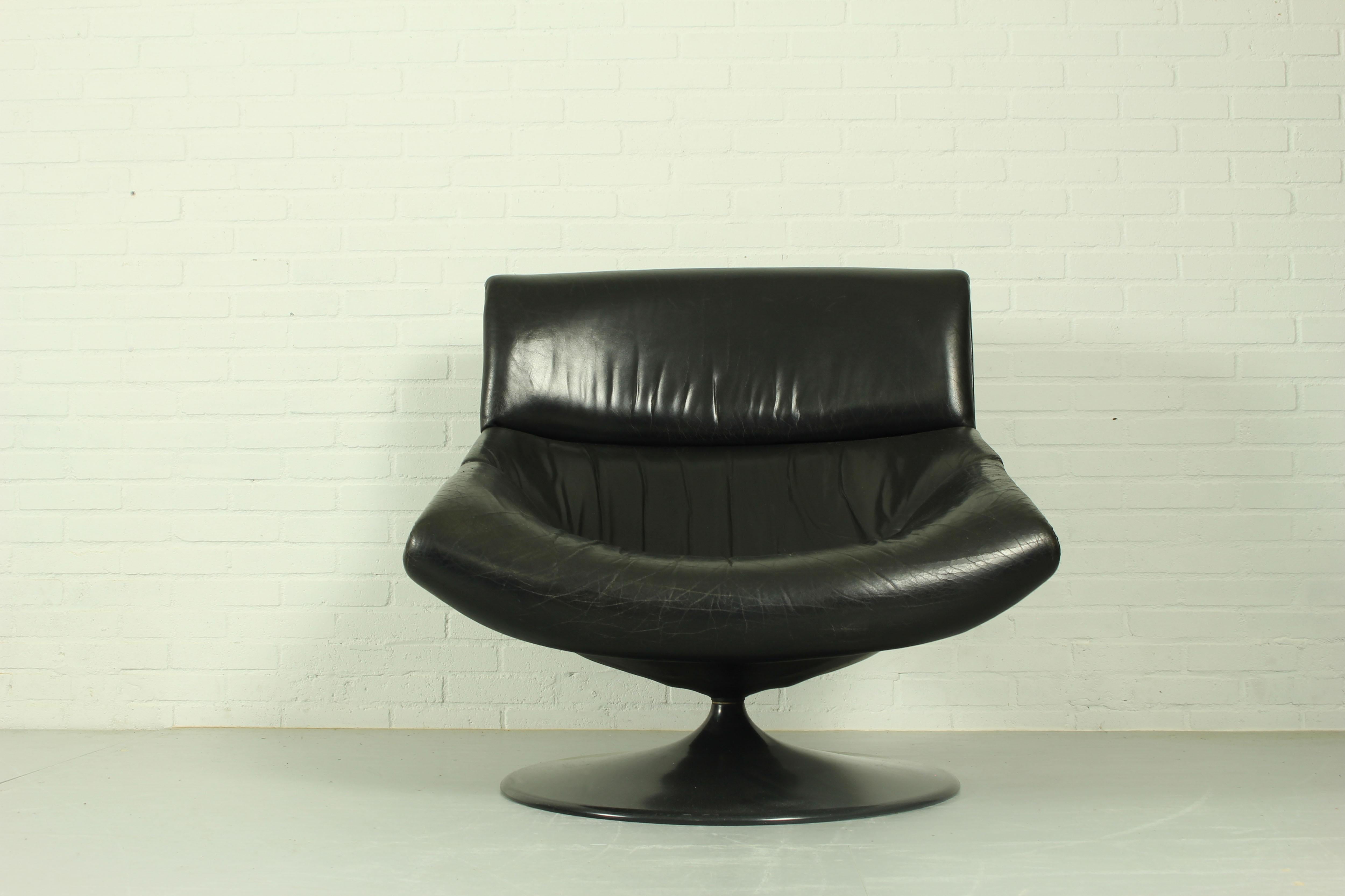 Model F520 Lounge chair by Geoffrey Harcourt for Artifort, 1970s For Sale 3