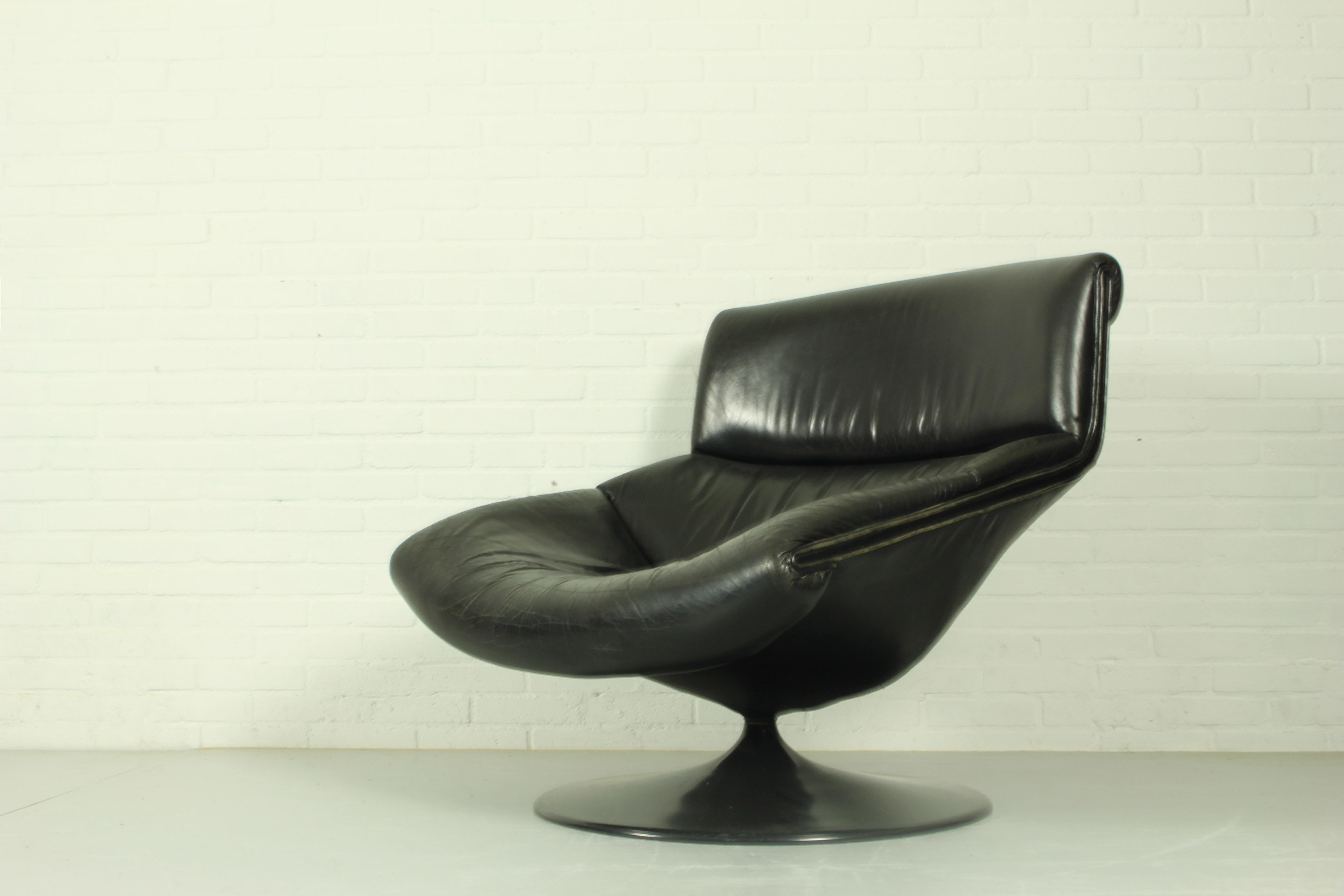 Model F520 Lounge chair by Geoffrey Harcourt for Artifort, 1970s For Sale 2