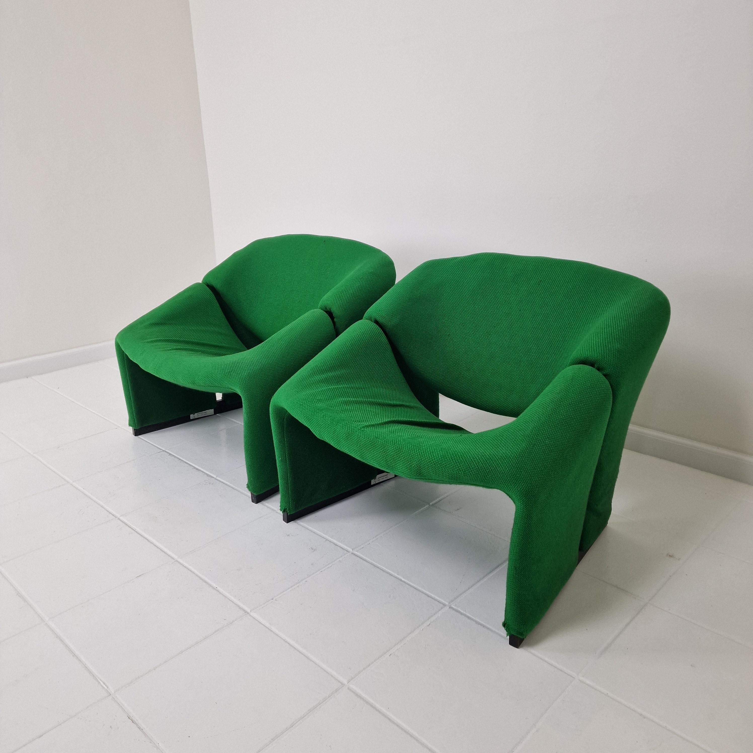 Mid-Century Modern Chaise Groovy modèle F580 de Pierre Paulin pour Artifort, 1966 en vente