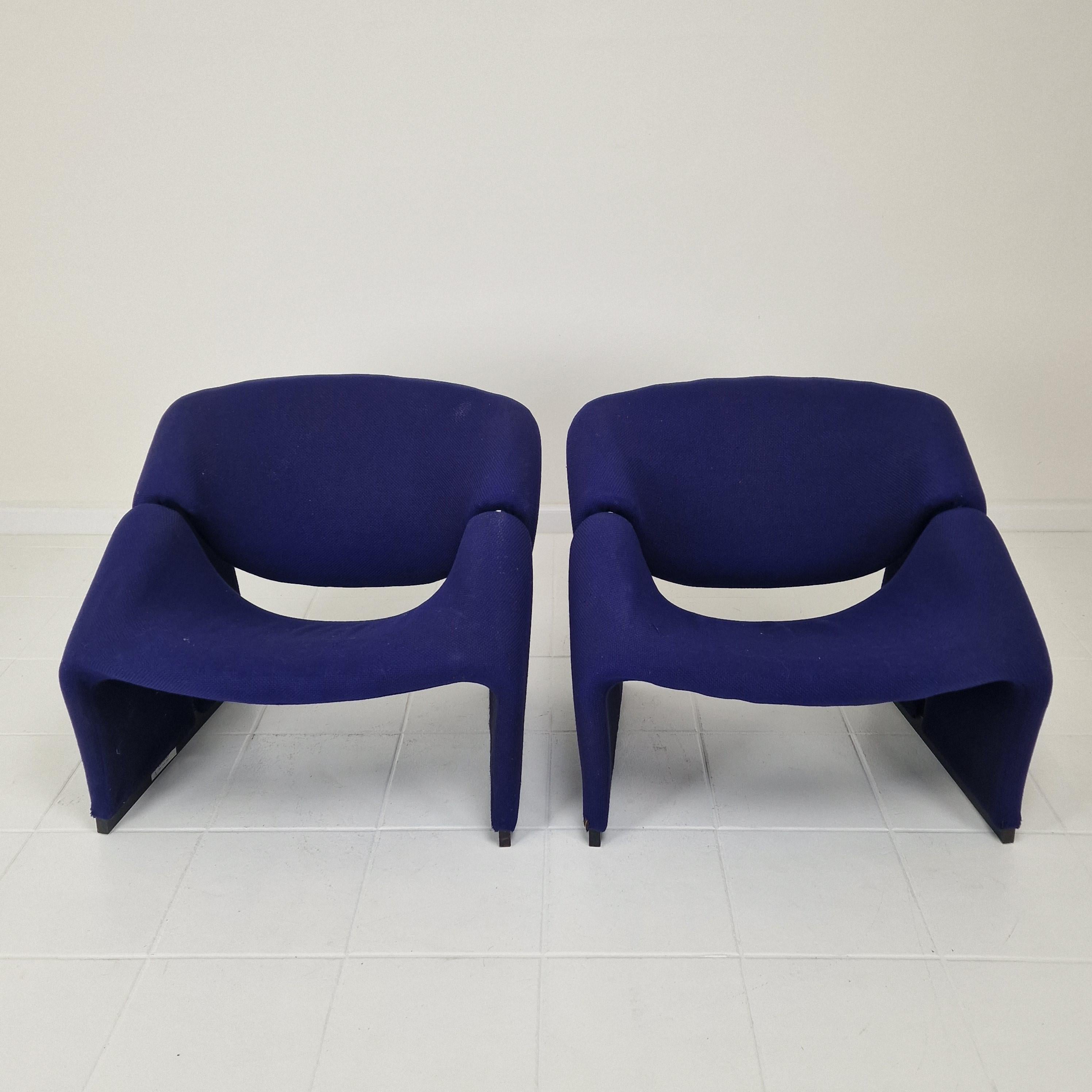 Mid-Century Modern Chaise Groovy modèle F580 de Pierre Paulin pour Artifort, 1966 en vente