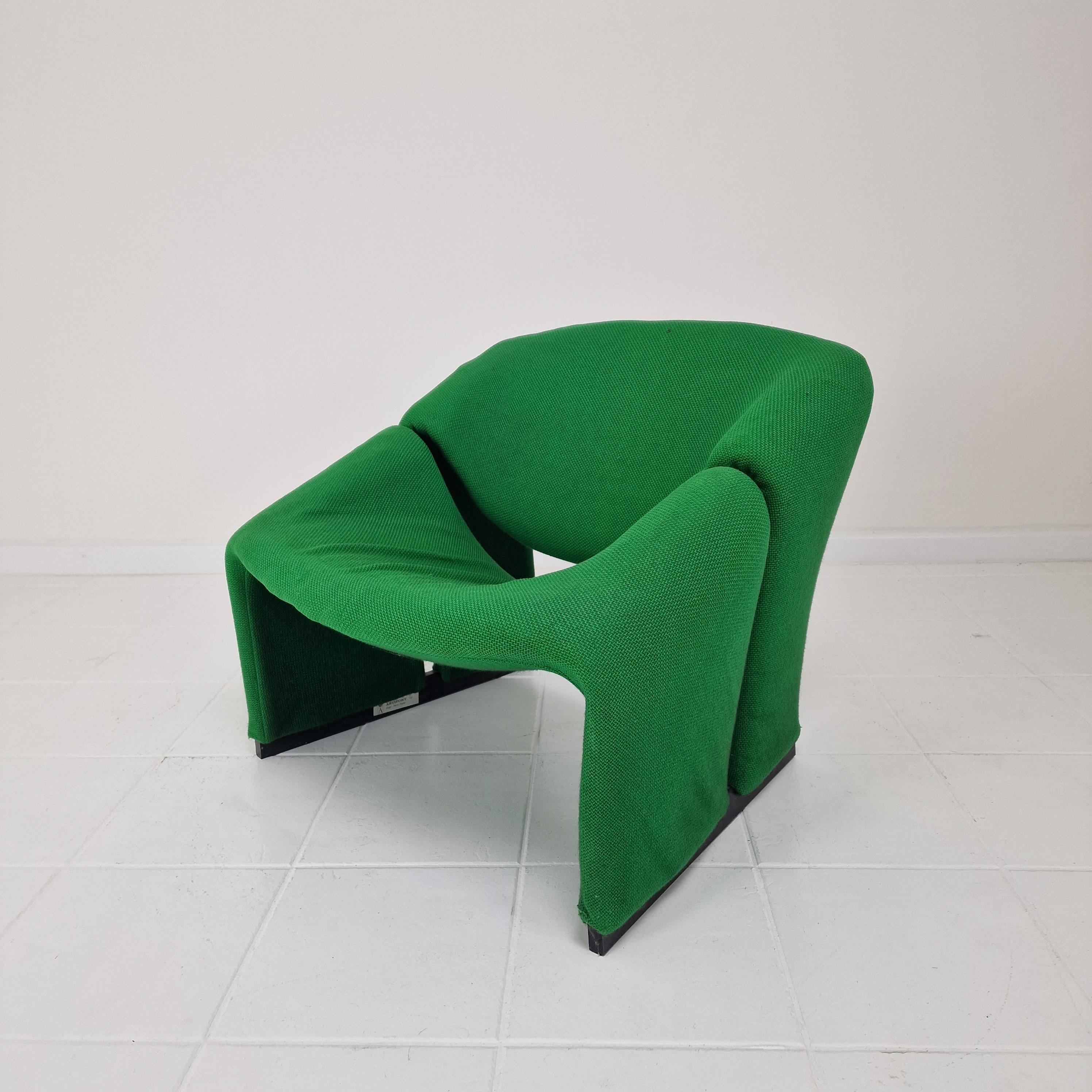 Chaise Groovy modèle F580 de Pierre Paulin pour Artifort, 1966 Abîmé - En vente à Oud Beijerland, NL