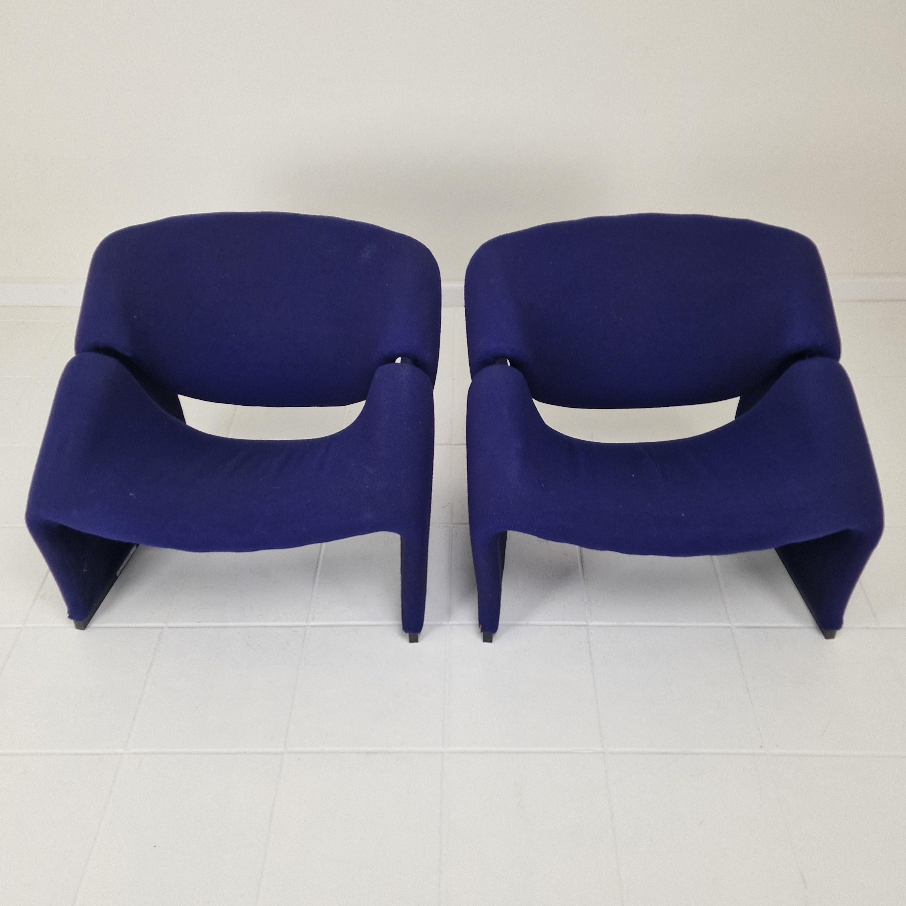 Chaise Groovy modèle F580 de Pierre Paulin pour Artifort, 1966 Abîmé - En vente à Oud Beijerland, NL