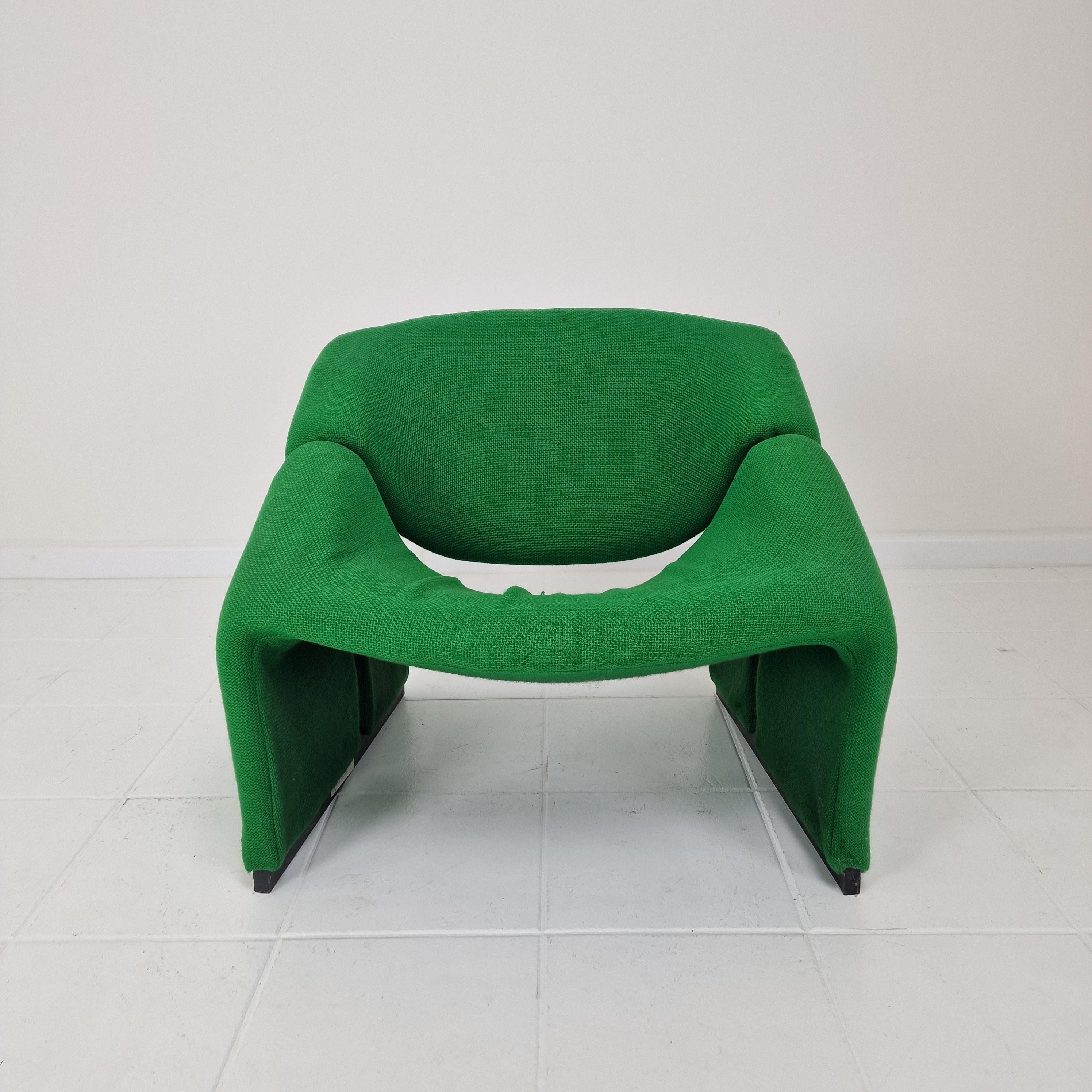 Métal Chaise Groovy modèle F580 de Pierre Paulin pour Artifort, 1966 en vente