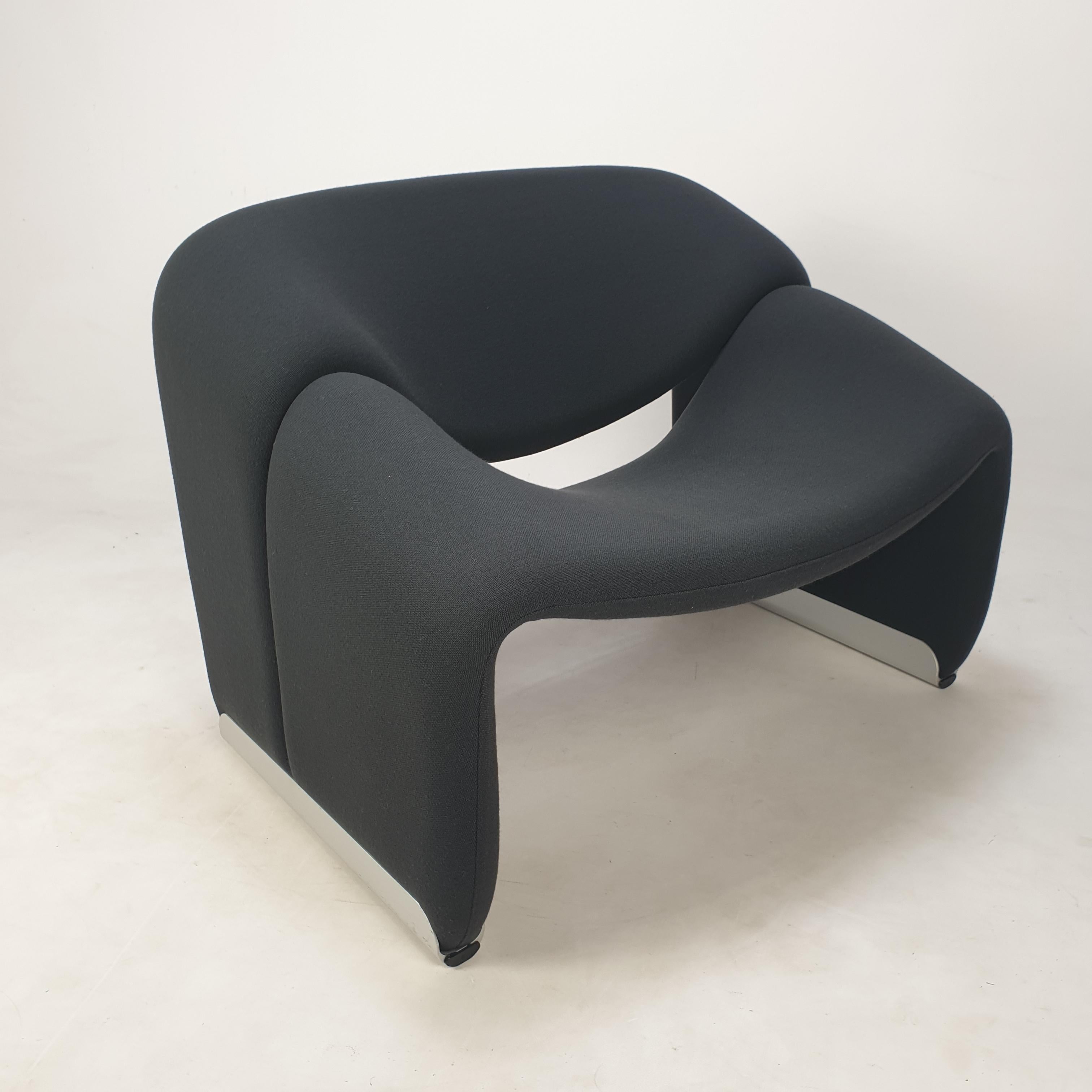 Mid-Century Modern Model F598 Groovy Chair by Pierre Paulin for Artifort, 1980 For Sale