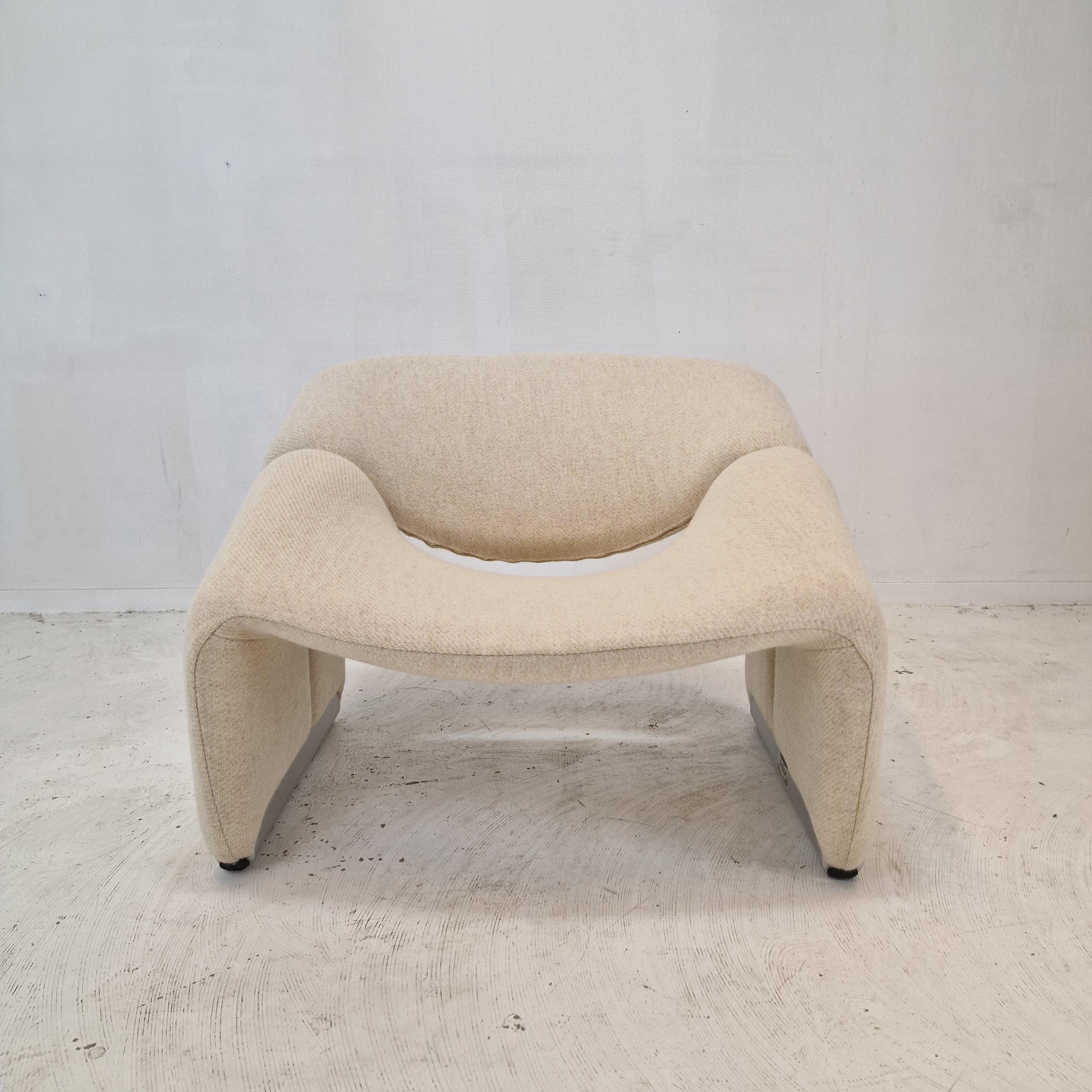 Mid-Century Modern Model F598 Groovy Chair by Pierre Paulin for Artifort, 1980 For Sale