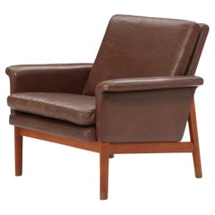 Model Fd 218 Jupiter Lounge Chair in Teak by Finn Juhl
