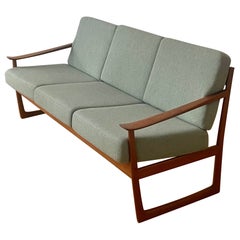 Model FD130/3  Sofa by Peter Hvidt 
Orla Mølgaard, Denmark 1950s