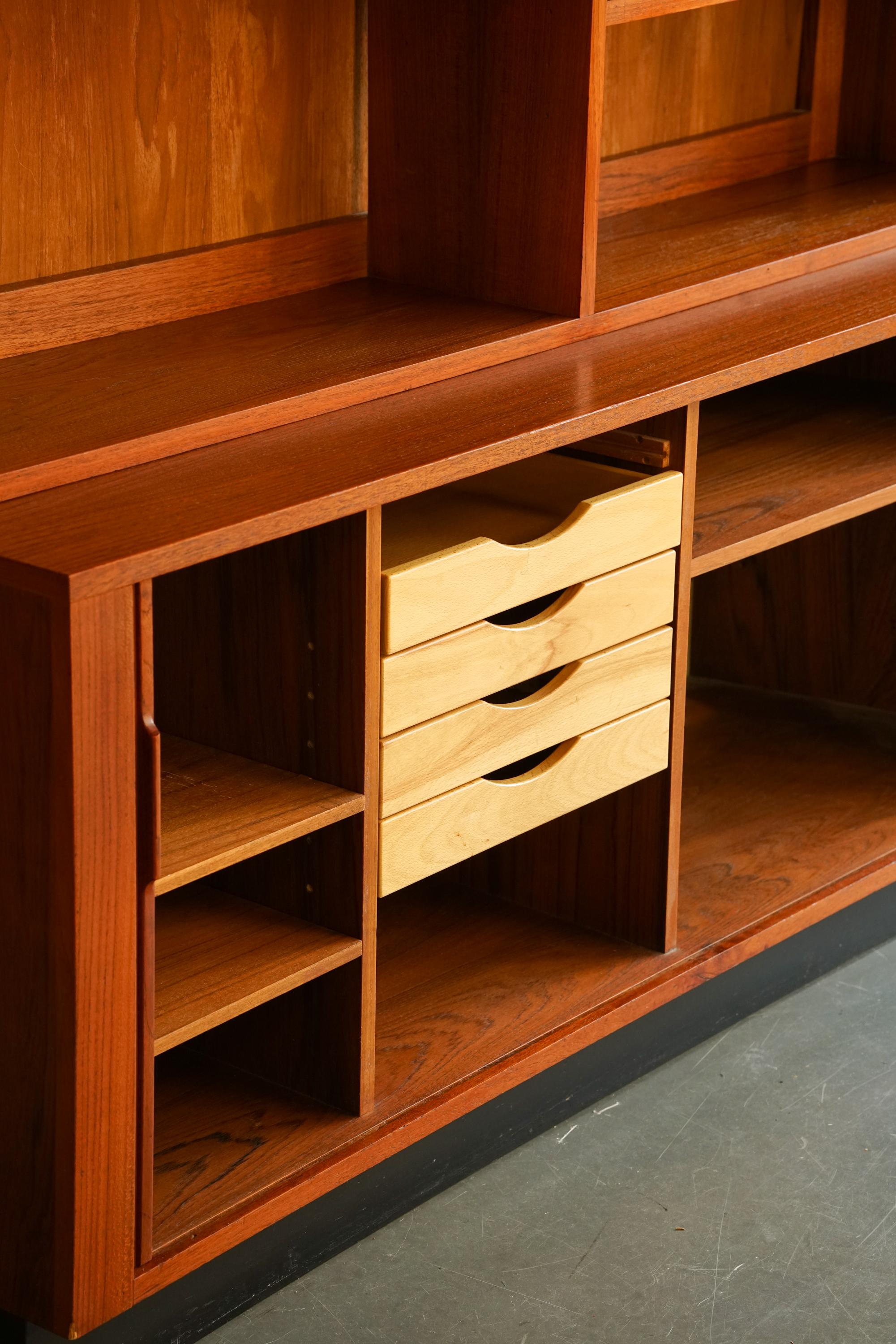 Teak Model Formula Bookcase by Olof Ottelin for Oy Stockmann AB, 1960s