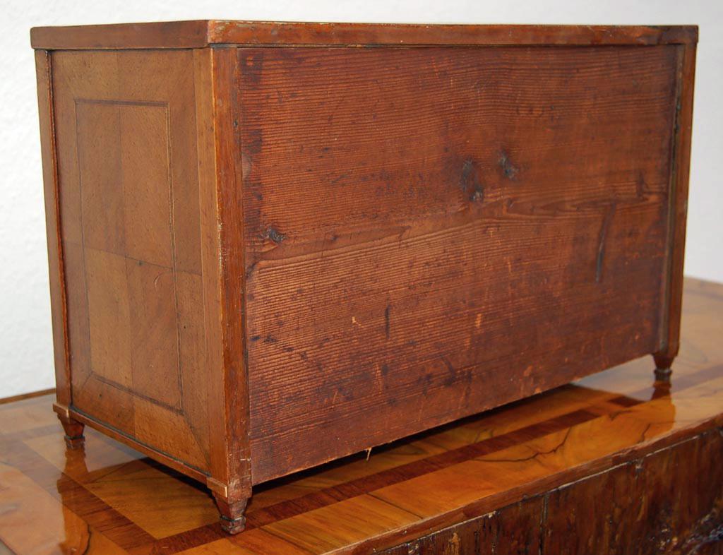Walnut Model Furniture, Louis XVI Dresser, 1810s