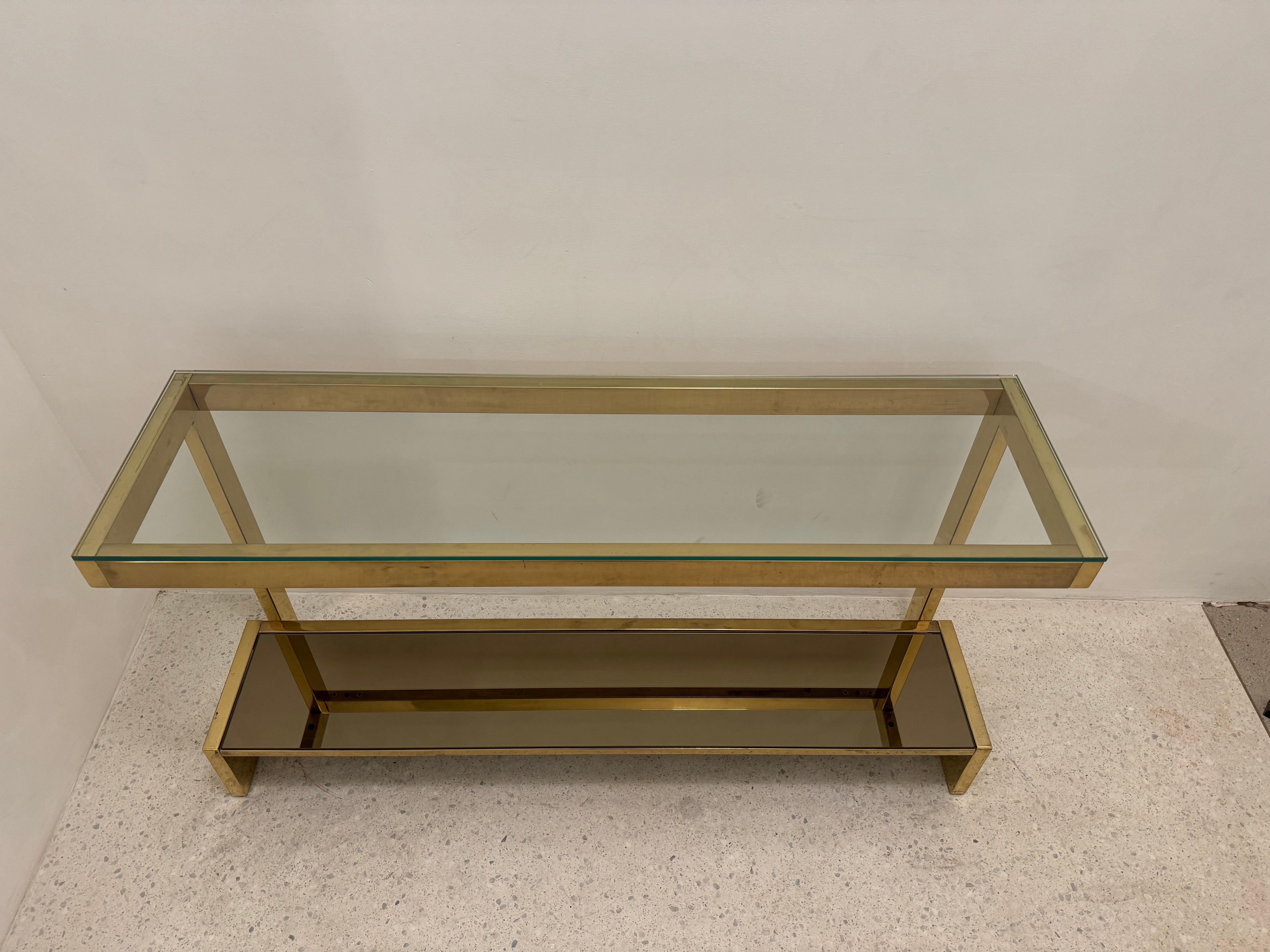 Mesa consola Model G de Belgo Chrom, Bélgica, años 80 en venta 4