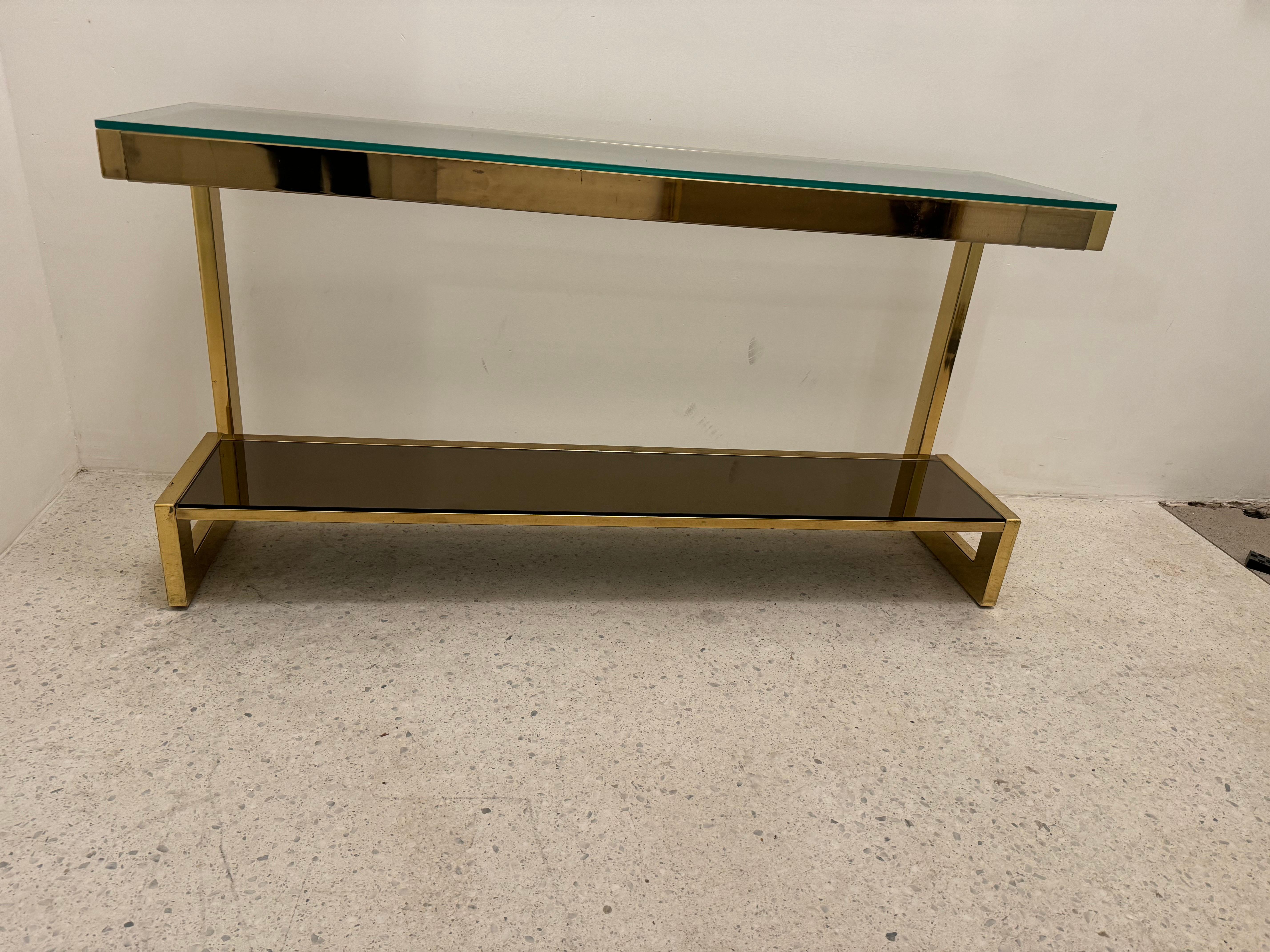 Mesa consola Model G de Belgo Chrom, Bélgica, años 80 en venta 5